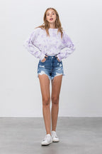 Helen High Rise Denim Shorts
