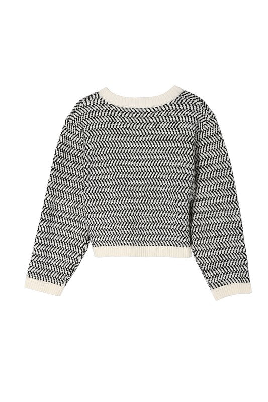 Florence Herringbone Sweater