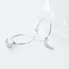 Magic Charm Moon Hoops