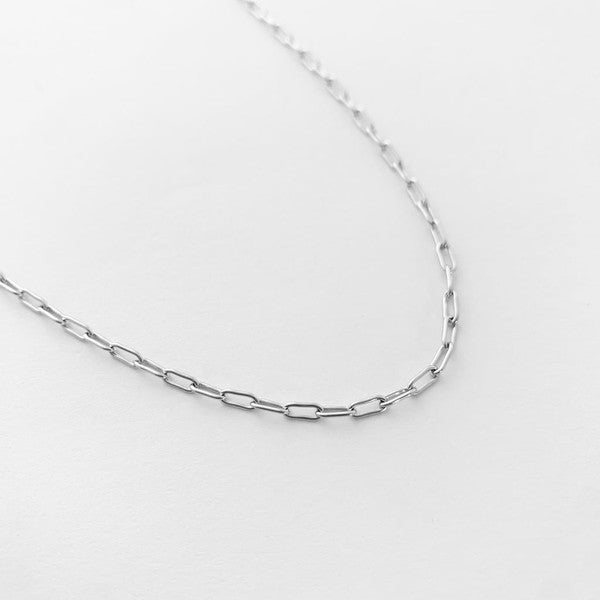 Olivia Paperclip Chainlink Necklace