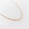 Olivia Paperclip Chainlink Necklace