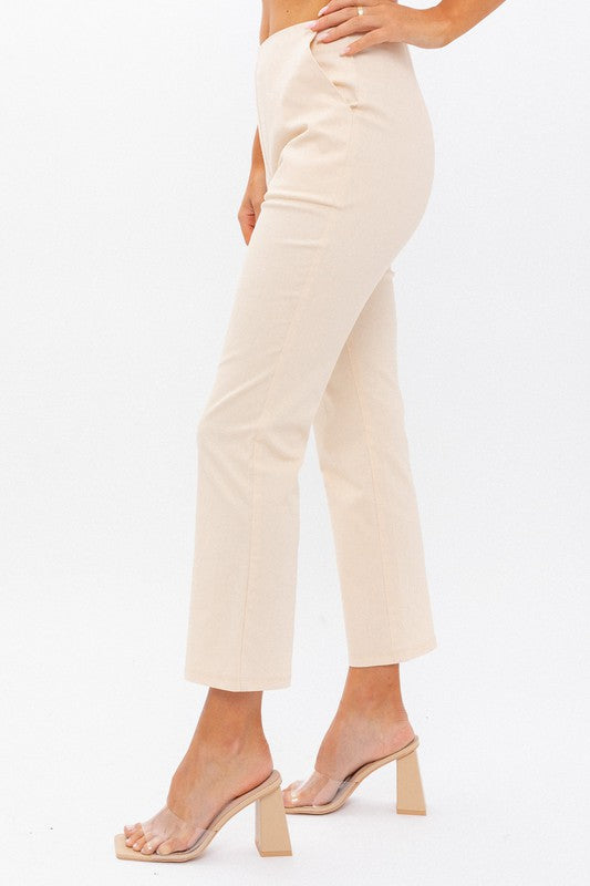 Dora High-Waisted Crop Pants