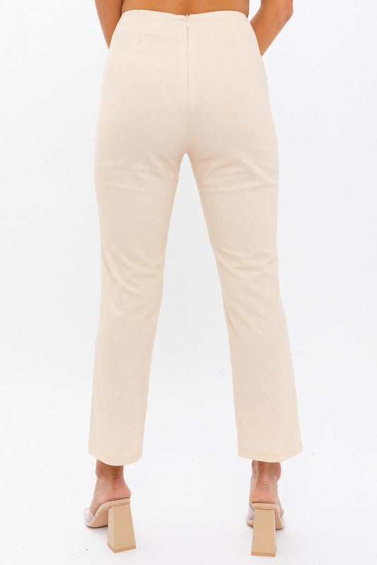 Dora High-Waisted Crop Pants