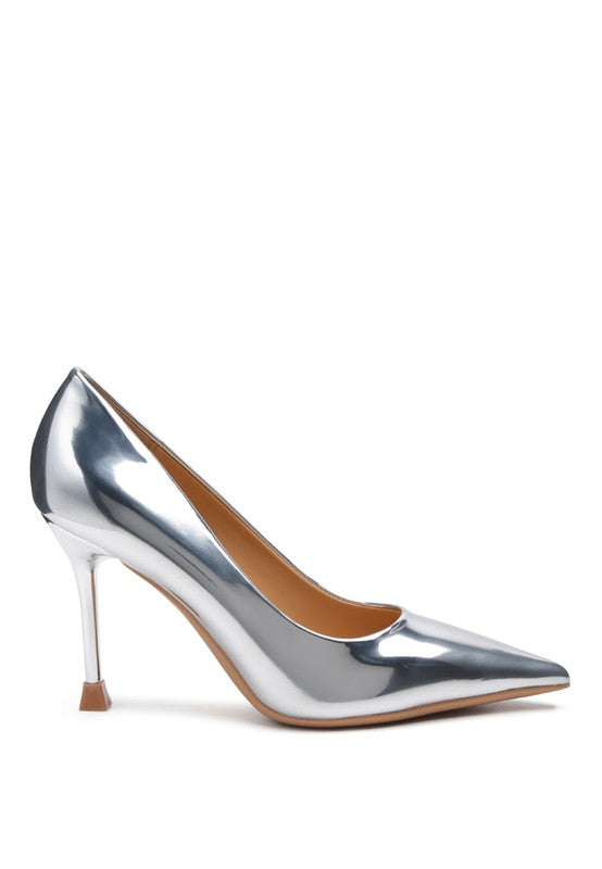 Poudre  Metallic Pointed Stilettos