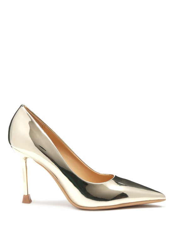 Poudre  Metallic Pointed Stilettos