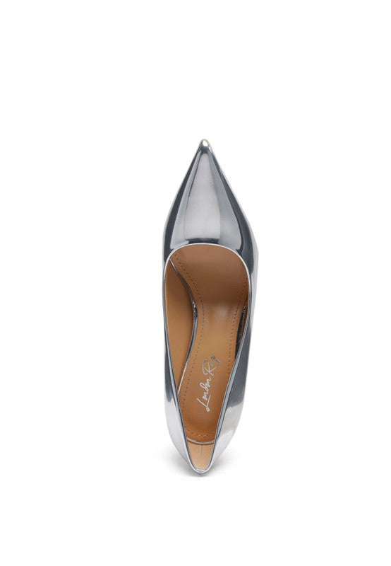 Poudre  Metallic Pointed Stilettos