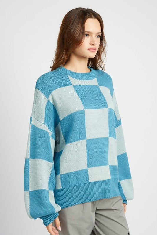 Layla Checkered Sweater