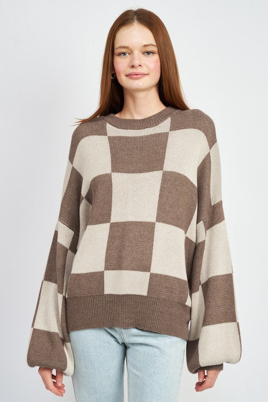 Layla Checkered Sweater