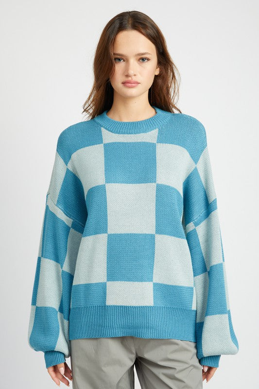 Layla Checkered Sweater