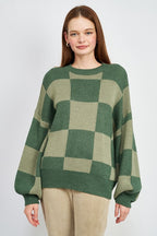 Layla Checkered Sweater