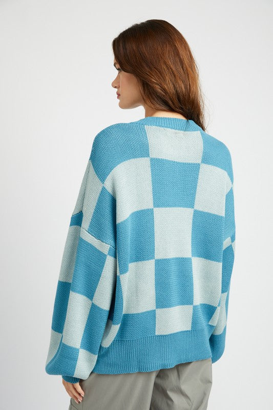 Layla Checkered Sweater