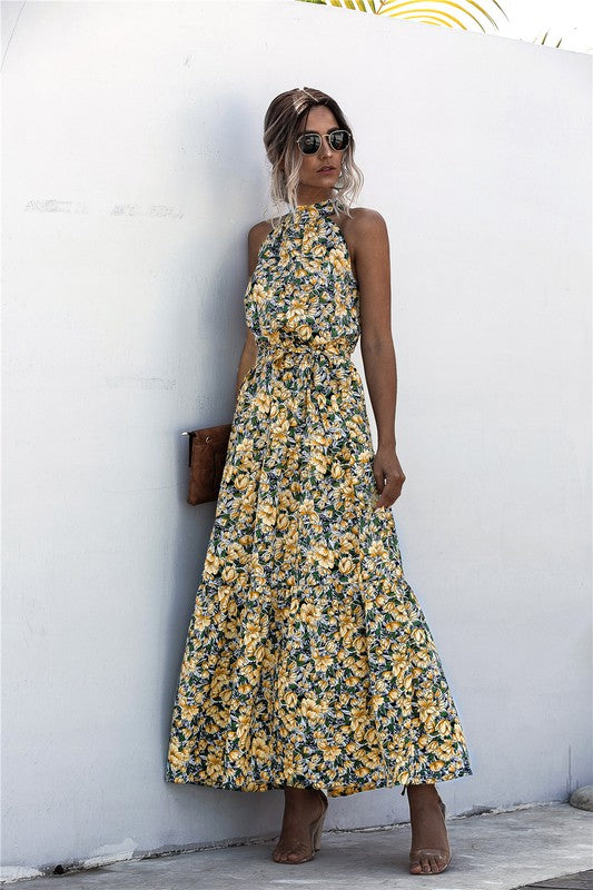 Cece Polka Dot Maxi Dress