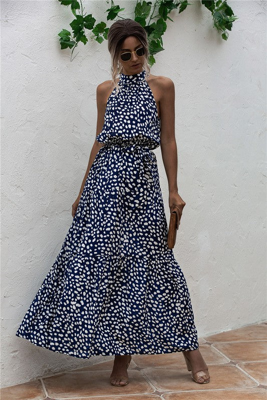 Cece Polka Dot Maxi Dress