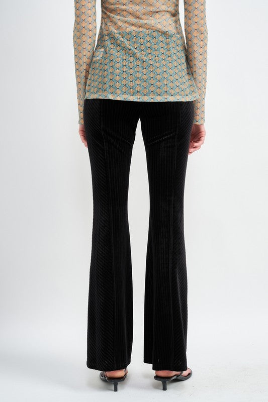 Amaya Velvet Flare Pants