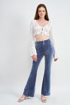 Amaya Velvet Flare Pants