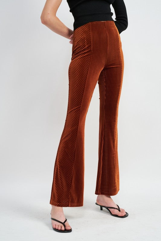 Amaya Velvet Flare Pants