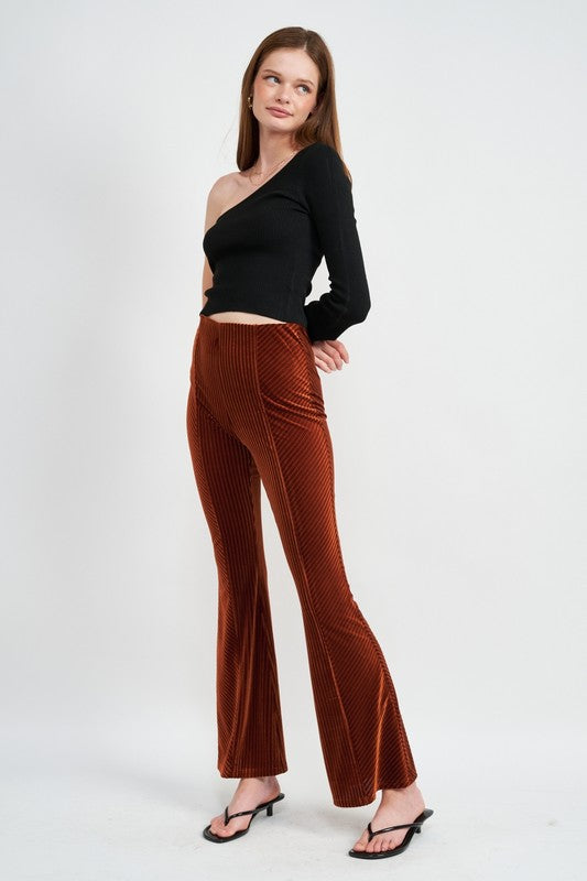 Amaya Velvet Flare Pants