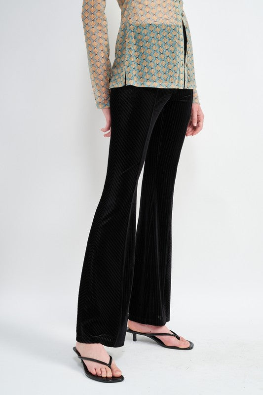 Amaya Velvet Flare Pants