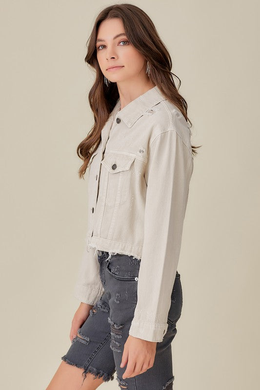 Finley Color Denim Jacket