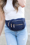 Quincy Quilted Belt Sling Bum Bag