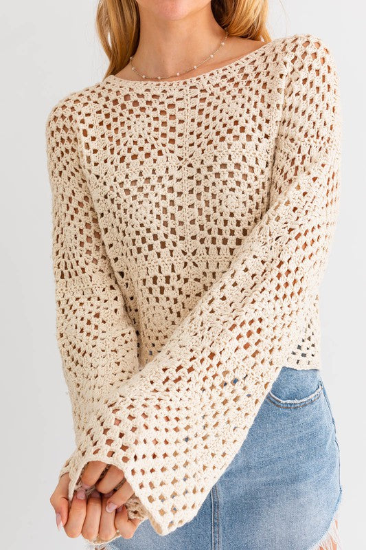 Janie Crochet Top