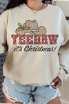 Yeehaw Country Christmas Sweatshirt