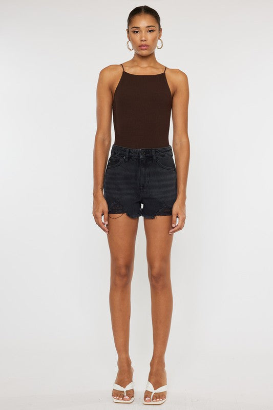 Katie High Rise Denim Shorts