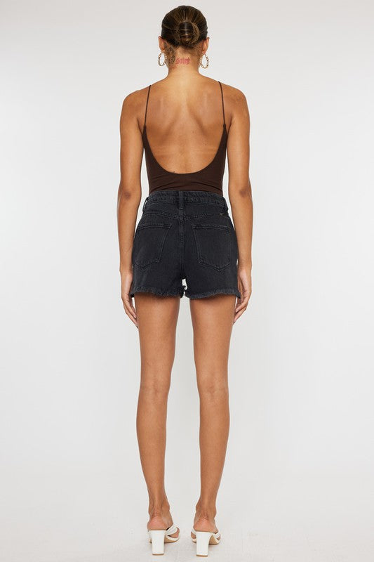 Katie High Rise Denim Shorts