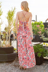 Constance Tie Back Floral Dress
