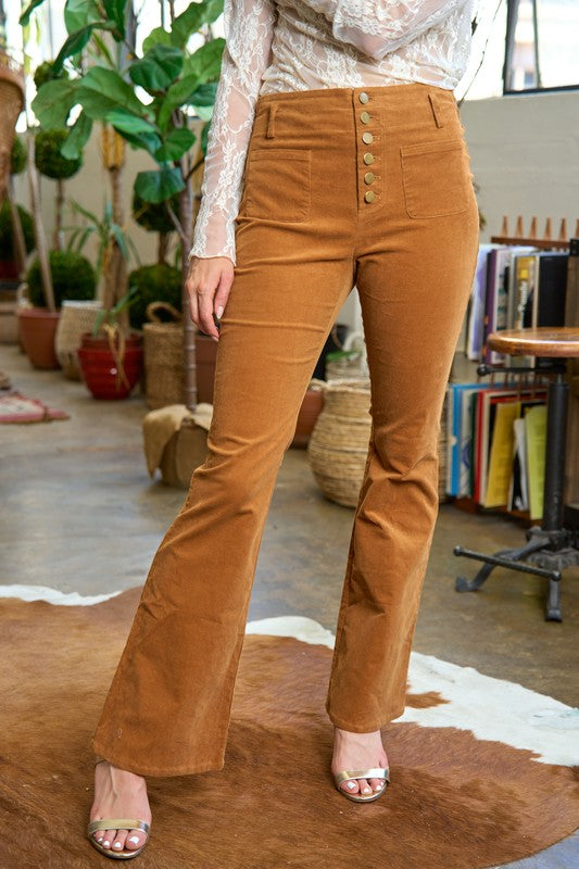 Kassie Corduroy Flare Pants