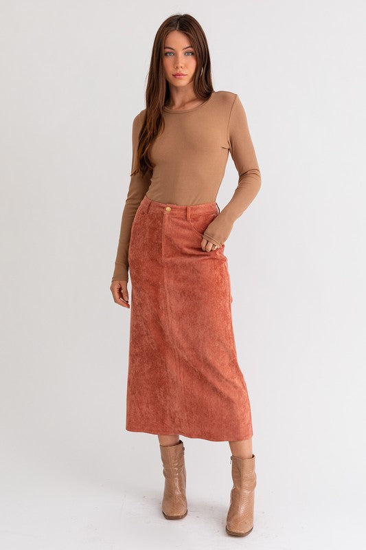 Andie Cord Maxi Skirt