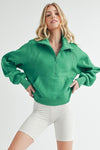 Dove Funnel Neck Half Zip