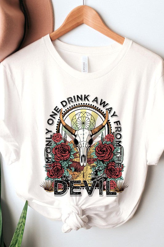 Only One Drink Away Graphic Tee