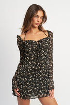 Bobbi Long Sleeve Floral Dress
