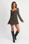 Bobbi Long Sleeve Floral Dress