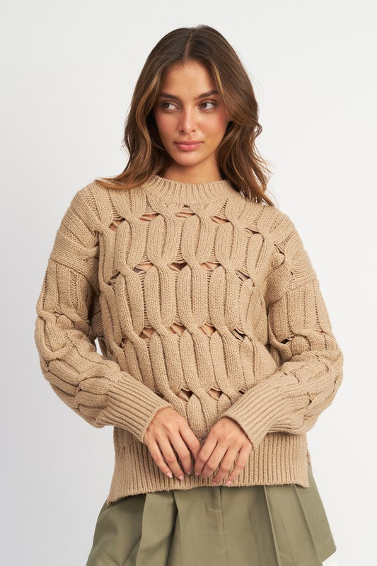 Ophelia Open Knit Sweater