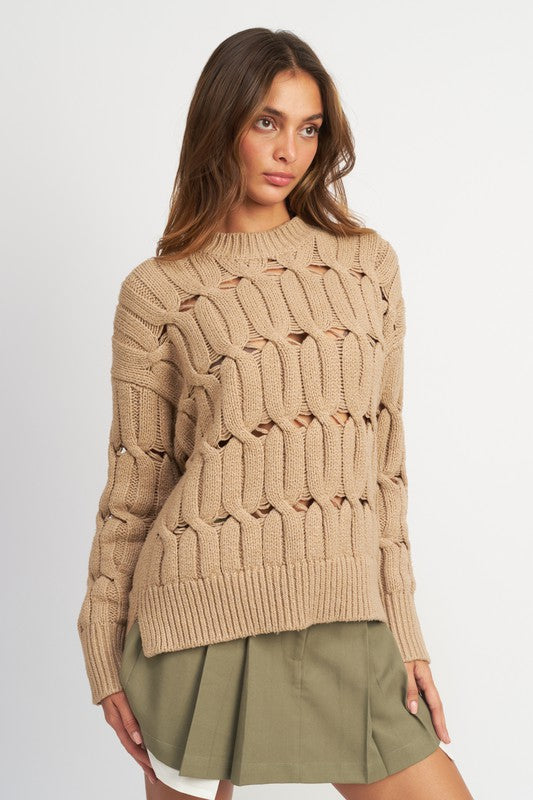 Ophelia Open Knit Sweater