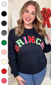 Grinch Soft Ideal Chenille Long Sleeve T-Shirt