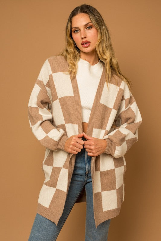 Josie Checker Cardigan