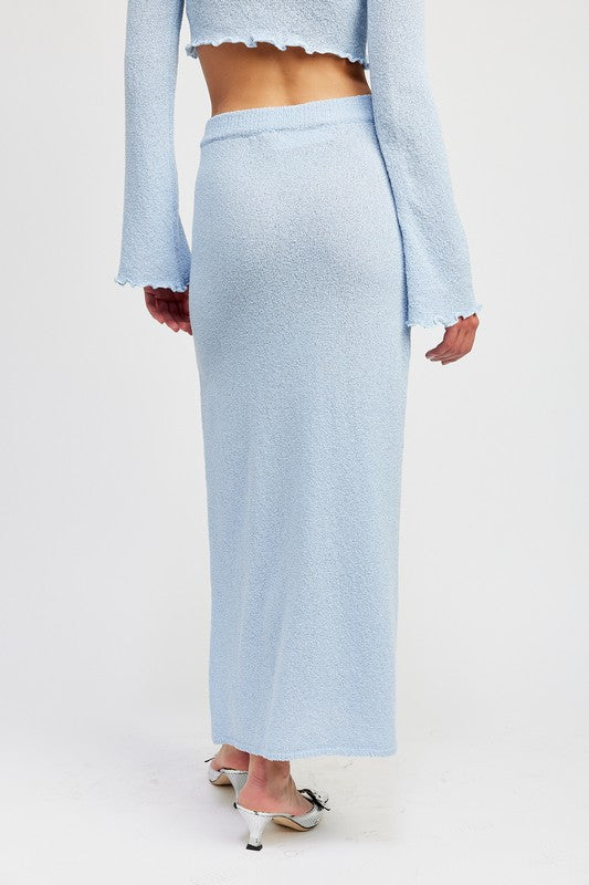 Shante High Waist Maxi Skirt