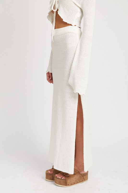 Shante High Waist Maxi Skirt