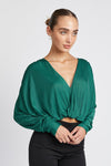 Anna Dolman Twist Front Top