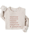 Bonfires Flannels S'mores Crew Sweatshirt