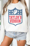 Taylor's Version Football Graphic Sweatshirt