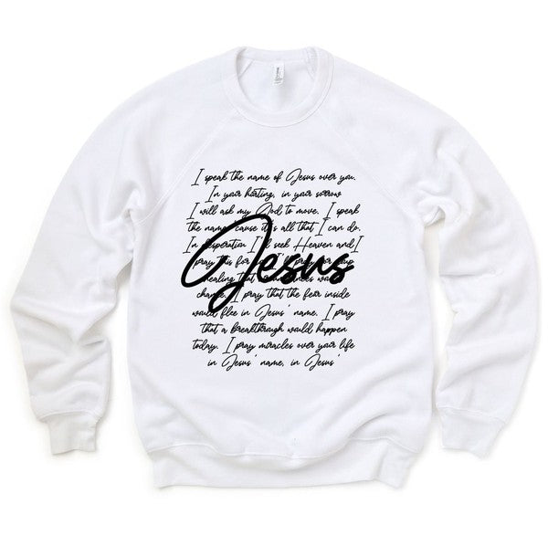 In Jesus Name Crewneck Sweatshirt