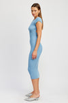 Rio Cap Sleeve Bodycon Dress
