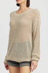 Sasha Crochet Long Sleeve Top