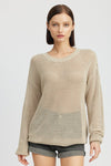 Sasha Crochet Long Sleeve Top
