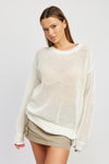 Sasha Crochet Long Sleeve Top