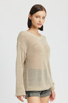 Sasha Crochet Long Sleeve Top